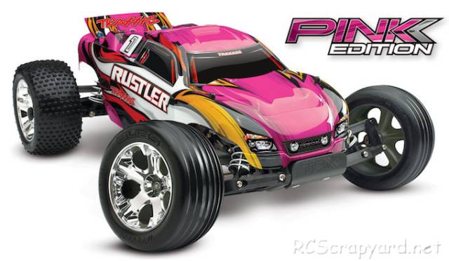 Traxxas Rustler XL-5 Pink Edition Truck (2016) - 37054-1P