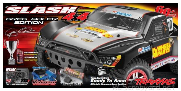 Traxxas Slash 4x4 Greg Adler Edition (2012)