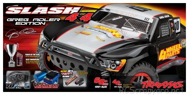 Traxxas Slash 4x4 Greg Adler Edition (2015)