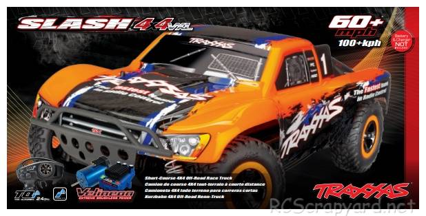 Traxxas Slash 4x4 VXL Orange Edition