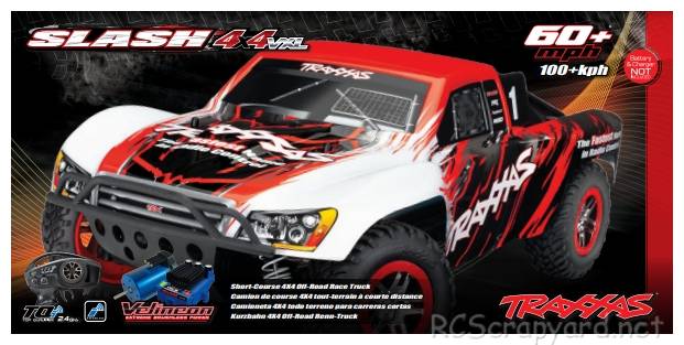 Traxxas Slash 4x4 VXL Red Edition