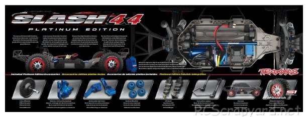 Traxxas Slash 4x4 Platinum Edition Box