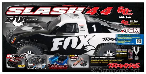 Traxxas Slash 4x4 TSM OBA Fox Edition (2015)