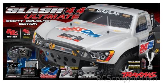 Traxxas Slash 4x4 Ultimate Scott Douglas - 68077-1 Box