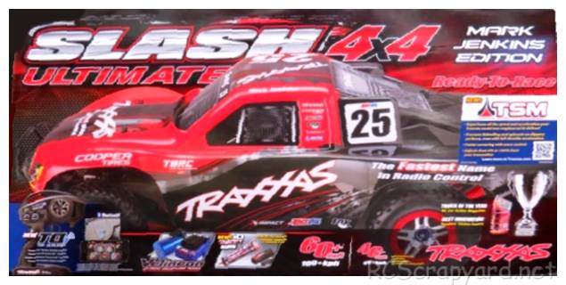 Traxxas Slash 4x4 Ultimate TSM Mark Jenkins - 68077-3 Box