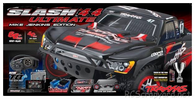 Traxxas Slash 4x4 Ultimate Mike Jenkins - 68077 Box