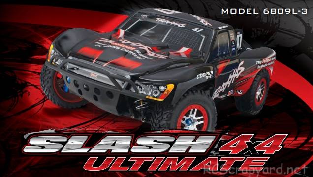 Traxxas Slash 4x4 Ultimate TSM LiPo Truck - 6809L-3