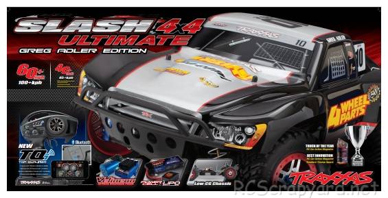 Traxxas Slash 4x4 Ultimate Greg Adler - 6809L Box