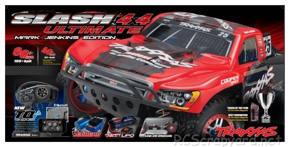 Traxxas Slash 4x4 Ultimate Mark Jenkins - 6809L Box