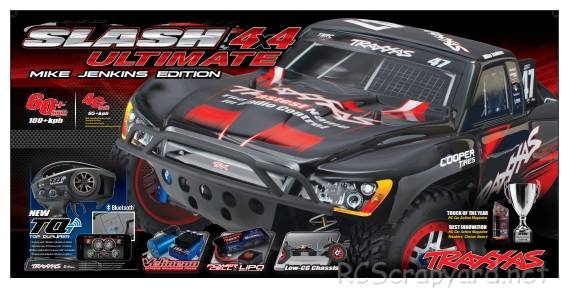 Traxxas Slash 4x4 Ultimate Mike Jenkins - 6809L Box