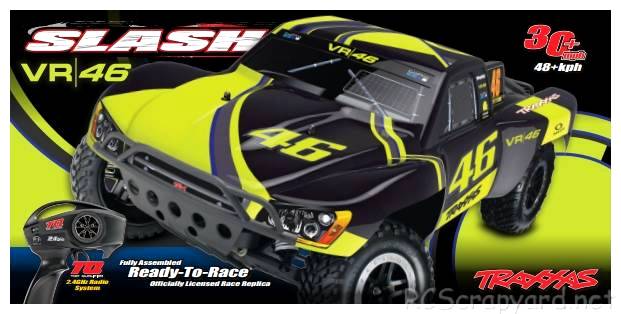 Traxxas Slash Valentino Rossi VR46 Special Edition (2019)