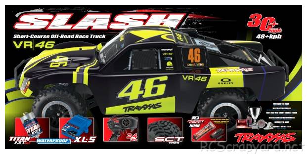 Traxxas Slash Valentino Rossi VR46 Special Edition (2019)