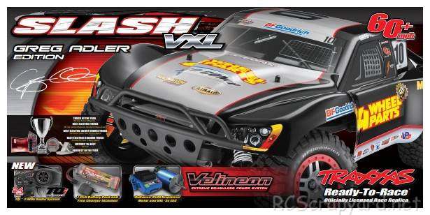 Traxxas Slash VXL Greg Adler Edition (2013)