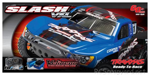 Traxxas Slash VXL TSM Blue Edition (2017)