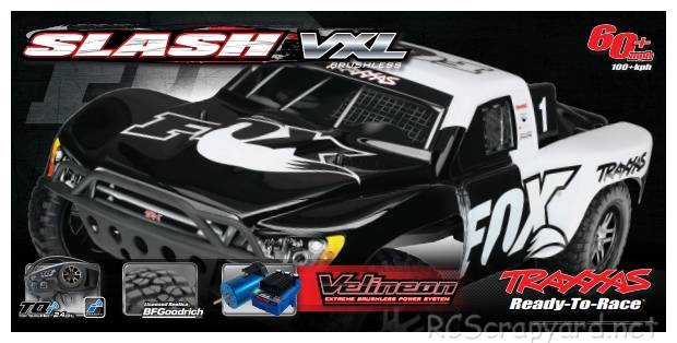 Traxxas Slash VXL TSM Fox Edition (2017)