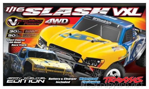 Traxxas Slash VXL 4WD Jerry-Whelchel - 7008 Box