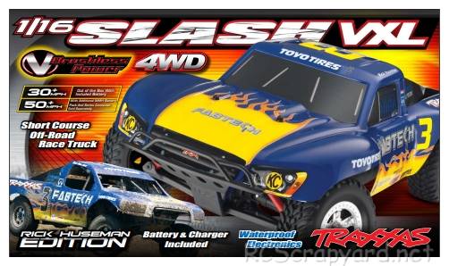 Traxxas Slash VXL 4WD Rick-Huseman - 7008 Box