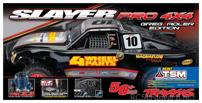 Traxxas Slayer Pro 4x4 TSM - 59076-3 Greg Adler Edition (2015)