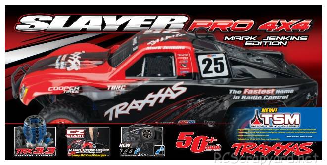 Traxxas Slayer Pro 4x4 TSM - 59076-3 Mark Jenkins Edition (2015)