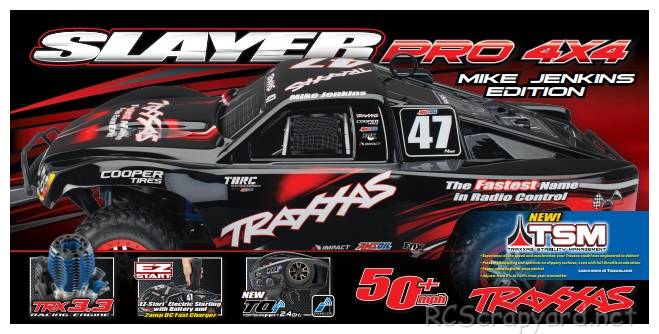 Traxxas Slayer Pro 4x4 TSM - 59076-3 Mike Jenkins Edition (2015)
