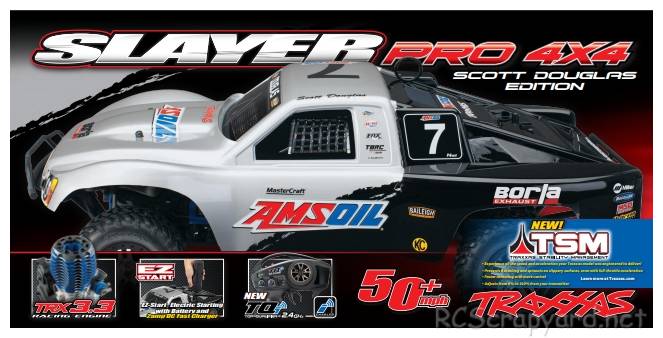 Traxxas Slayer Pro 4x4 TSM - 59076-3 Scott Douglas - Mike Oberg Edition (2015)