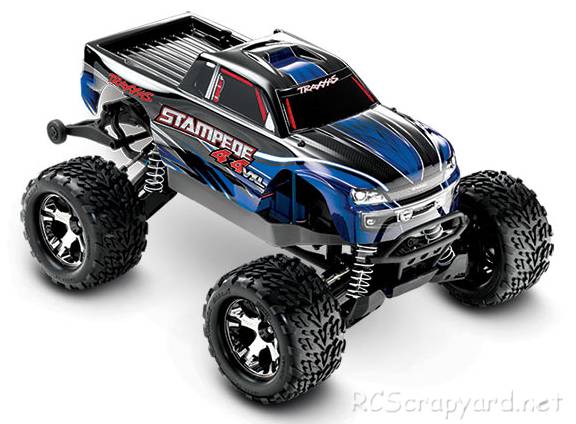 Traxxas Stampede 4X4 VXL TSM Monster Truck (2017) - 67086-4