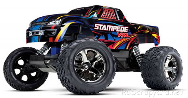 Traxxas Stampede VXL TSM Rock n' Roll Monster Truck (2017) - 36076-4