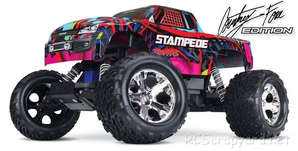 Traxxas Stampede XL-5 Courtney Force Edition Monster Truck (2016) - 36054-1C