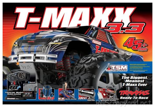 Traxxas T-Maxx 3.3 TSM - 49077-3 Box