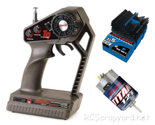 Traxxas TQ Transmitter, Titan Motor and XL-5