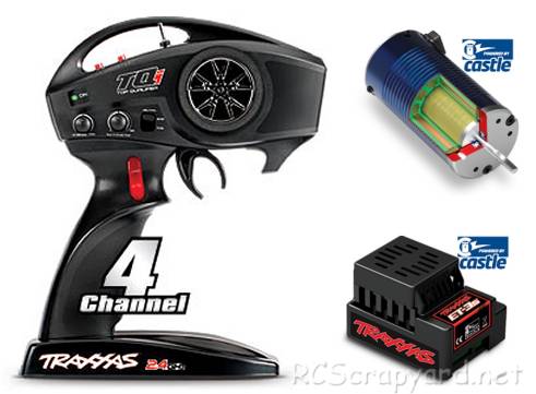 Traxxas TQi 2.4Ghz 4-Channel Transmitter and ET-3s Brushless Power System