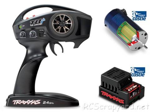 Traxxas TQi 2.4Ghz Transmitter and ET-3s Brushless Power System