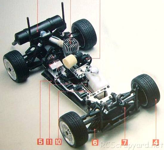 Kyosho Calsonic Skyline GT-R - 3293 - Chassis