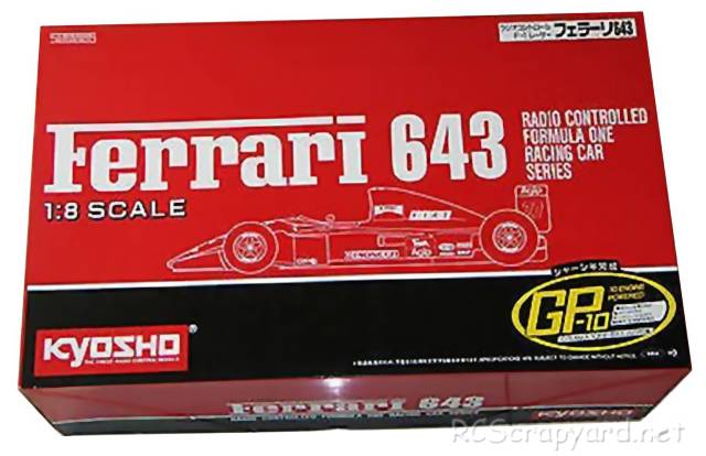 Kyosho Ferrari 643 GP-10 F1 Car - 3272G