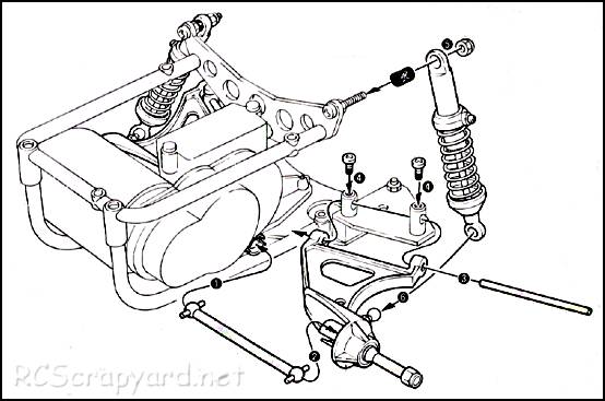 Kyosho Beetle - Off-Road Racer - 2138 - Drawing