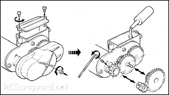 Kyosho Beetle - Off-Road Racer - 2138 - Drawing