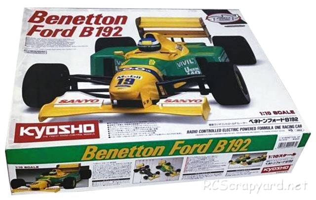 Kyosho Benetton Ford B192 F1 Car - 4218