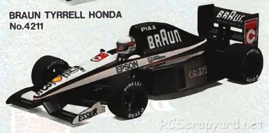 Kyosho Braun Tyrrell Honda 020 - 4211