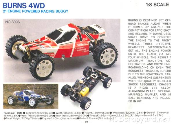 Kyosho Burns 4WD - 3096