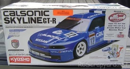 Kyosho PureTen GP Spider Mk.II - Calsonic Skyline GT-R - 4WD - 31935