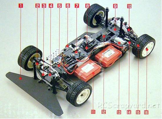 Kyosho Chevrolet Lumina - 4256 - Chassis