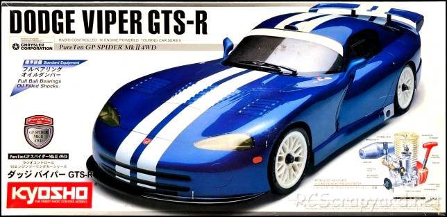 Kyosho PureTen GP Spider Mk.II - Dodge Viper GTS-R - 4WD - 31934