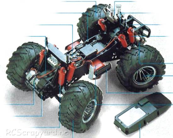 Kyosho Double-Dare 4WDS - 3106 - Chassis