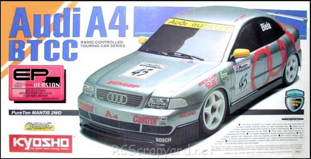 Kyosho PureTen EP Mantis - Audi A4 BTCC - 30605