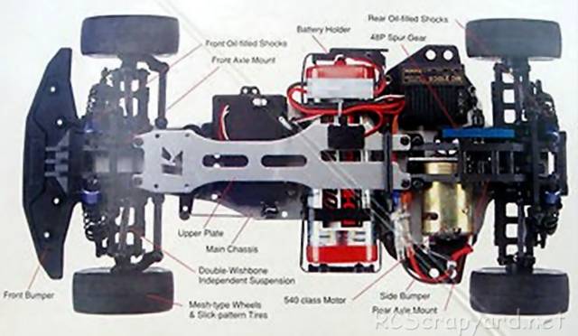 Kyosho PureTen EP Spider Mk2 Chassis