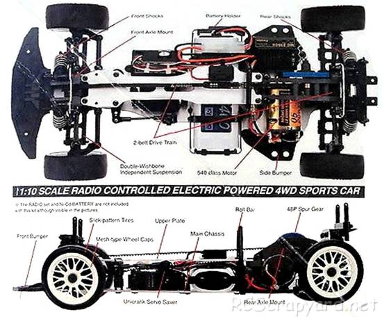 Kyosho PureTen EP Spider TF-2 Chassis