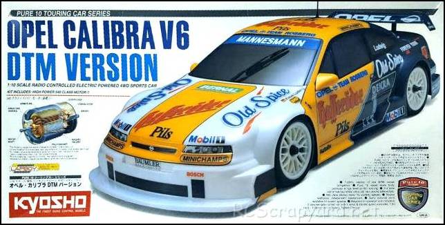 Kyosho PureTen EP Spider TF-2 - Opel Calibra V6 DTM Version - 30513