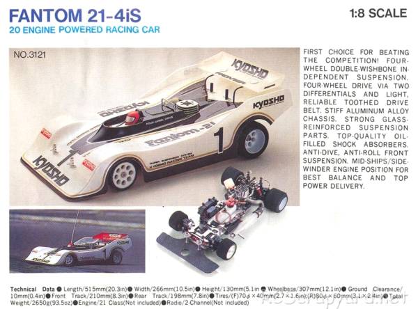 Kyosho Fantom 21-4iS - 3121