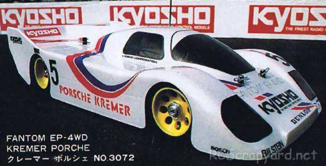 Kyosho Fantom EP 4WD - Kremer Porsche - 3072