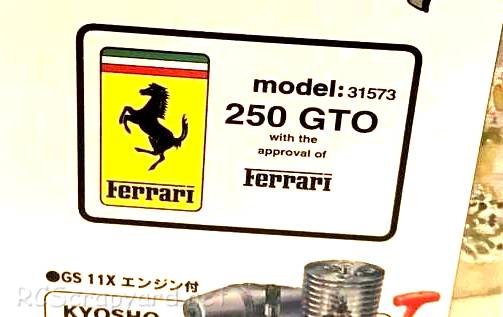 Kyosho Ferrari 250 GTO - 31573 - Box